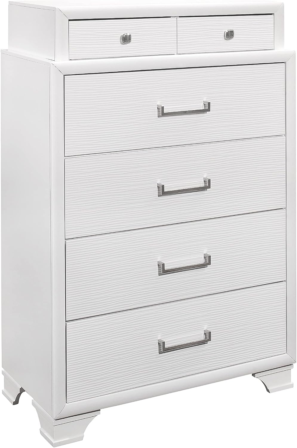 White 5PC Full Bedroom Set RQ397