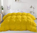 Super Soft 1000-TC All Season Down Alternative Comforter & 2pc Pillow Shams Super King (98' x 108') Inches Decorative Pintuck Comforter 100% Egyptian Cotton 600-GSM Fill & 8-Corner Tabs