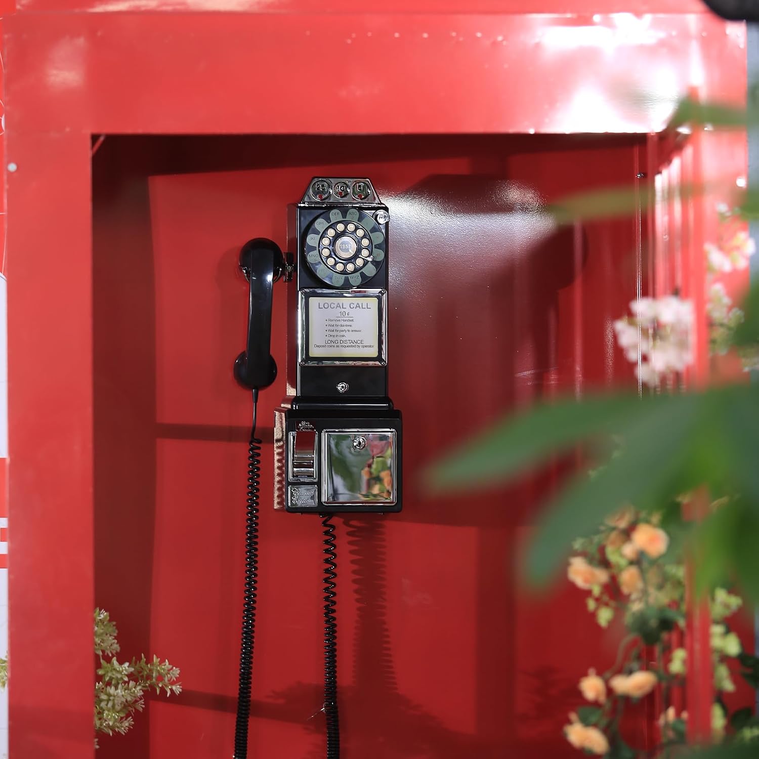 Audio Guest Book Wedding Phone, Audio Phone guestbook, Unique Phone Voice Recorder, Audio guestbook Like Leaving A Voicemail Message, Preserve Your Special Occasions (Antique, Black)