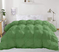 Super Soft 1000-TC All Season Down Alternative Comforter & 2pc Pillow Shams Super King (98' x 108') Inches Decorative Pintuck Comforter 100% Egyptian Cotton 600-GSM Fill & 8-Corner Tabs