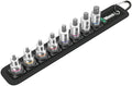 Wera 05003971001 Belt B 2 Zyklop In-Hex-Plus bit socket set with holding function, 3/8' drive, 8 pieces