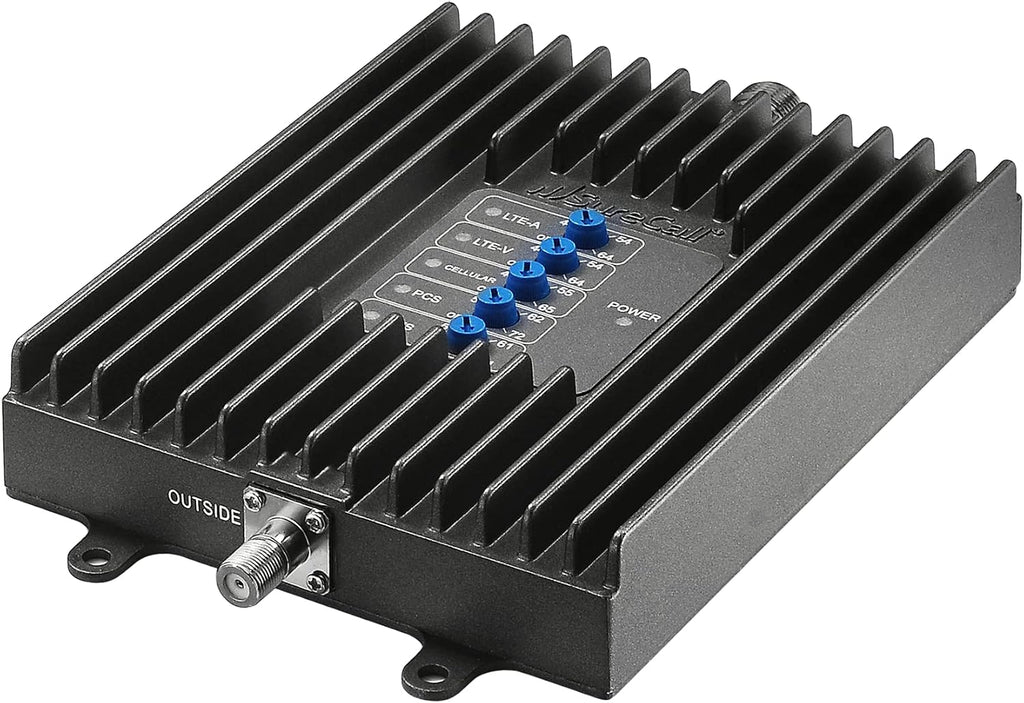 SureCall Fusion4Home Cell Phone Signal Booster up to 2000 sq ft, Boosts 5G/4G LTE, Omni Outdoor Antenna, Home & Office Multi-User All Carrier, Verizon AT&T Sprint T-Mobile, FCC Approved, USA Company