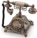 Audio Guest Book Phone, 32G Capacity Vintage Audio GuestBook Wedding Phone, Retro Audio Telephone Recording Customized Voice Message for Your Wedding Party, Copper