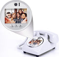 FiayaCom Video Audio Guest Book Wedding Phone,1080P HD Video Phone Guestbook, Preserve Your Special Occasions, Ideal for Wedding Bridal Shower, Birthday, Graduations, Baby Shower(Snow-White)