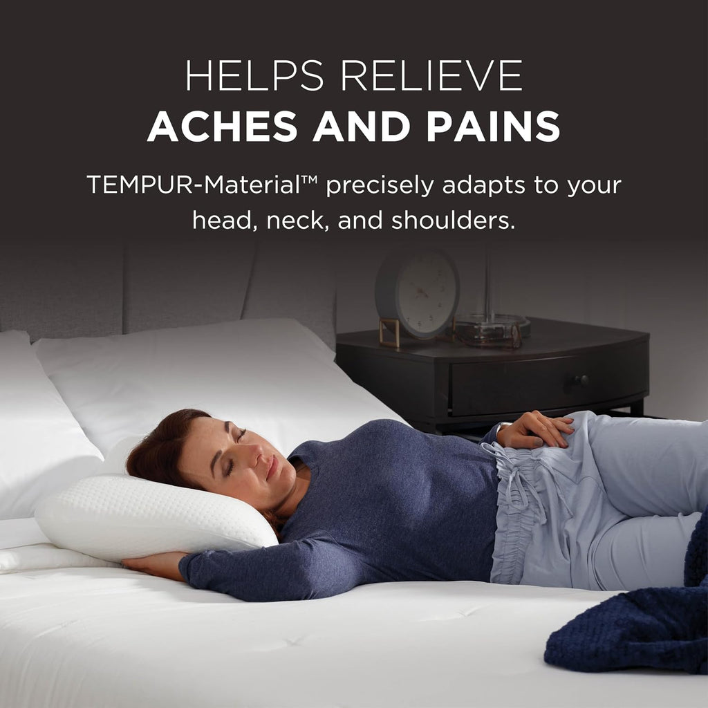 TEMPUR-Pedic TEMPUR-Symphony Pillow, Standard-2-Pack, Standard, White 2 Count