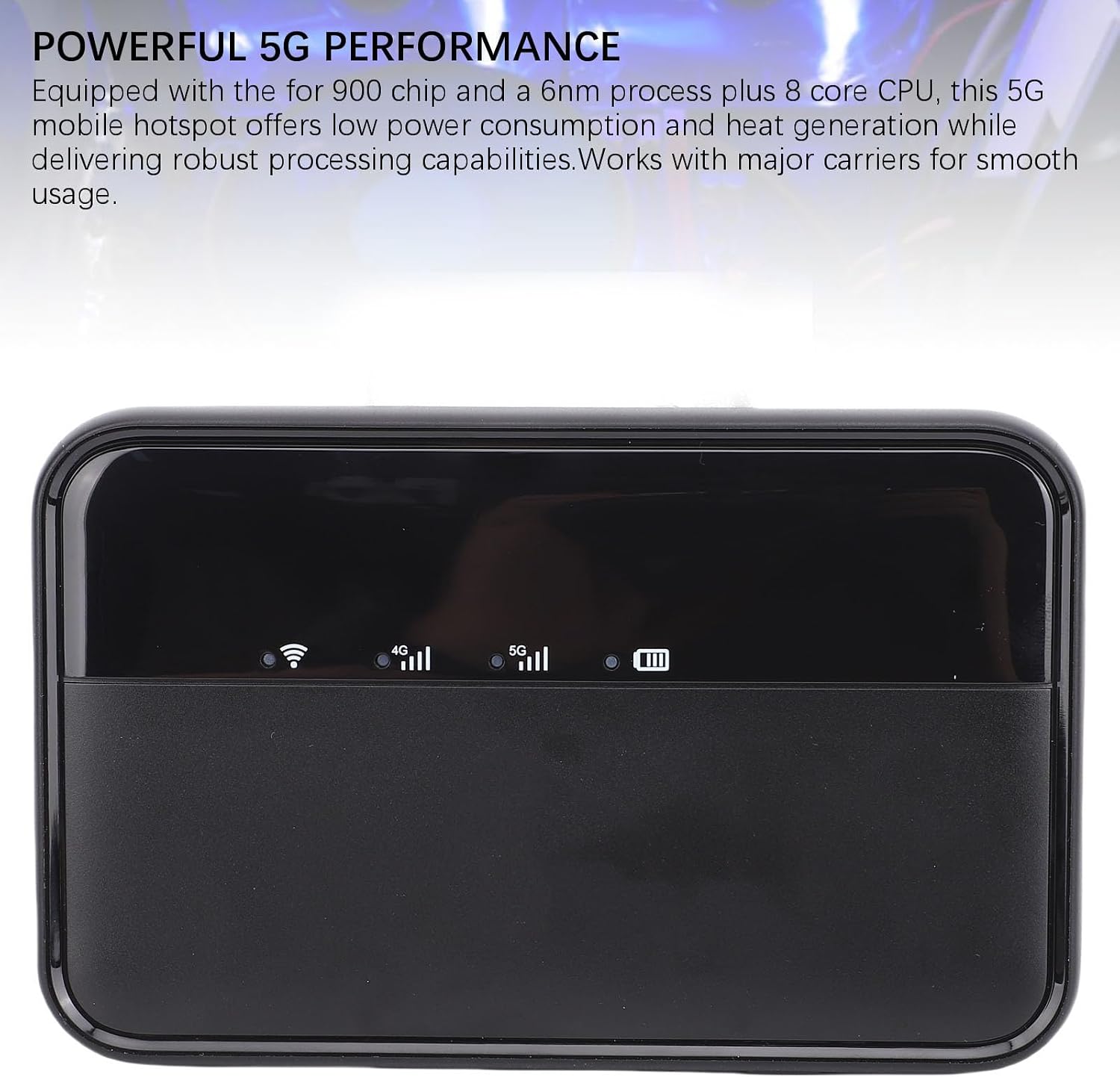LICAEVEY 5G Mobile Hotspots Portable WiFi, Router with SIM Card Slot, 900mbps 5G Modem Wireless Router with 10000mah Battery, Supports 16 Connected Devices