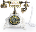 Audio Guest Book Wedding Phone, Vintage Audio GuestBook, Record Guest Messages for Weddings & Special Events, Customized Audio Keepsake for Memorable Occasions (Retro White)