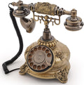 Audio Guest Book Phone, 32G Capacity Vintage Audio GuestBook Wedding Phone, Retro Audio Telephone Recording Customized Voice Message for Your Wedding Party, Bronze