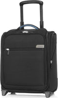 Verage Carry On Underseat Luggage with Wheels & USB Port, 16 Inch Wheeled Spinner Bag Carry-on Luggages for Airlines, Lightweight Suitcase Men Women, Pilots and Crew(16-Inch Rolling Underseat)