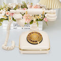 UKBW Audio Guest Book Wedding Phone, Audio Phone Guestbook, Record Audio Messages with Guestbook, Guestbook Alternative for Wedding, Birthday Party, Baby Shower, Anniversary, Engagement(Beige)