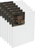 Centurion Deluxe Professional Oil Primed Linen Stretched Canvas, 11oz Linen, 20x24 - Box of 6, 0.67' Deep Canvases, Kiln-Dried Stretchers, Back Stapled, Premium Medium Weight Canvas for Oil Paintings