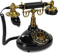 Audio Guest Book Wedding Phone,Audio Guestbook Phone Vintage Style Audio Message Voicemail for Graduation Retirement Party Birthdays Baby Shower Special Occasions (Black)