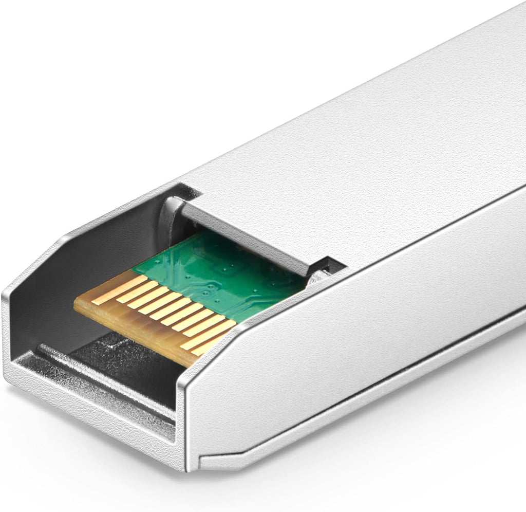 [10 Pack] 1.25/2.5/5/10G SFP+ to RJ45 Transceiver, 10Gbase-T SFP+ Ethernet Copper Module for Cisco SFP-10G-T-S, MikroTik S+RJ10, Ubiquiti UF-RJ45-10G, Netgear, TP-Link, Fortinet (CAT.6a/CAT7, 30m)