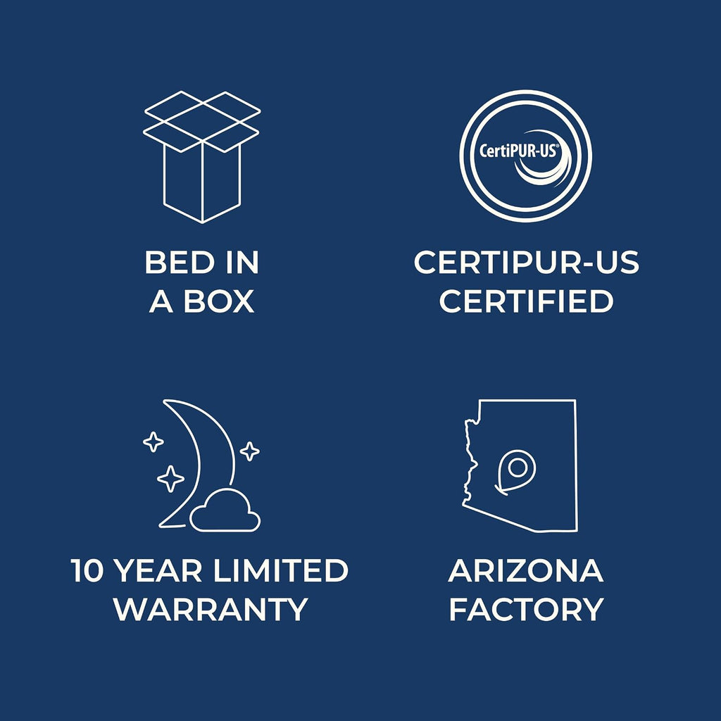 Brooklyn Bedding Select 8' Gel Memory Foam Hybrid Mattress, Twin XL