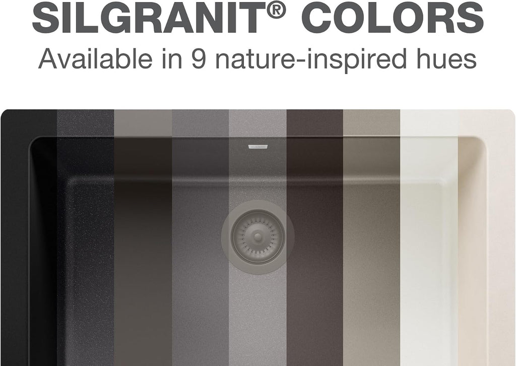 BLANCO 442528 Precis Silgranit 60/40 Double Bowl Reversible Undermount Kitchen Sink with Low Divide, Café