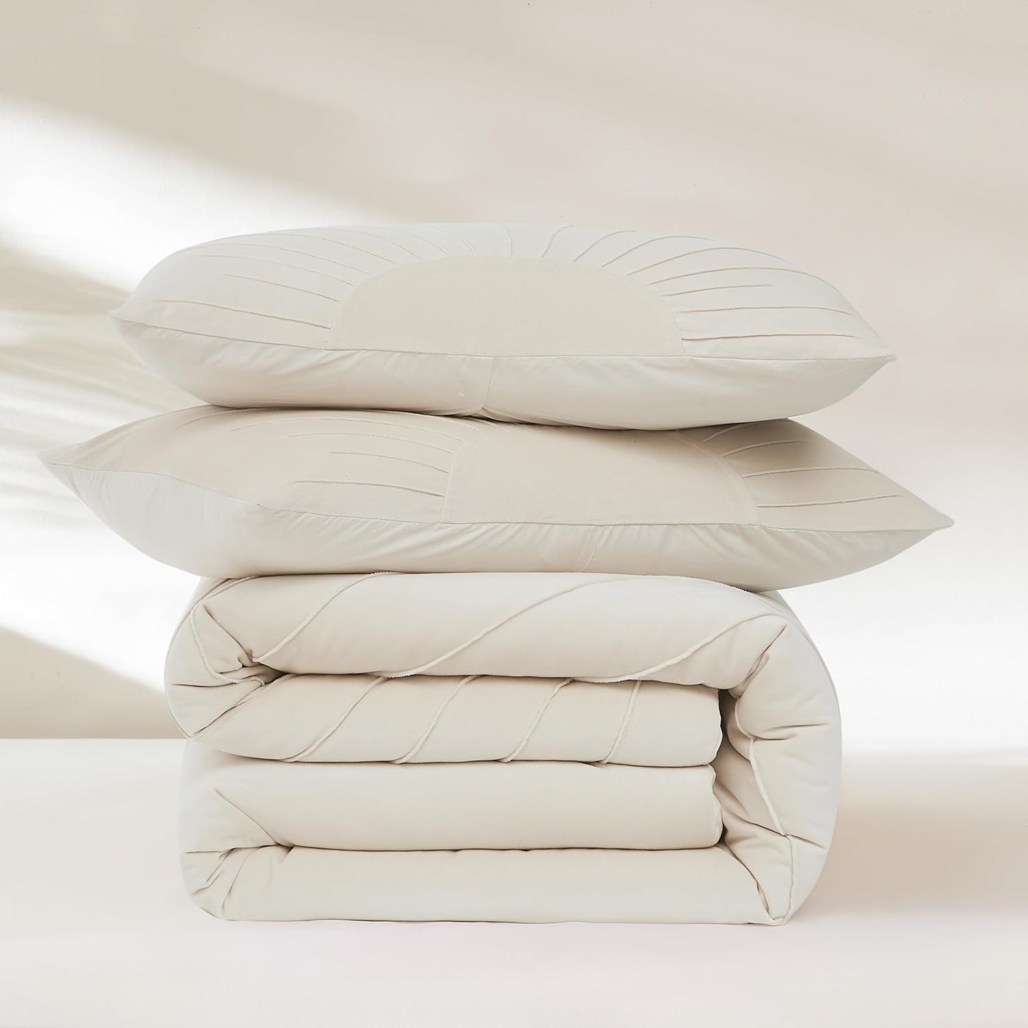 Lush Decor x Chuks Collins Solar Drift Velvet Comforter 3 Piece Set Queen Cream - Queen Comforter Set - Velvet Bedding Set - White Comforter - Sun Design - Luxury Bedding