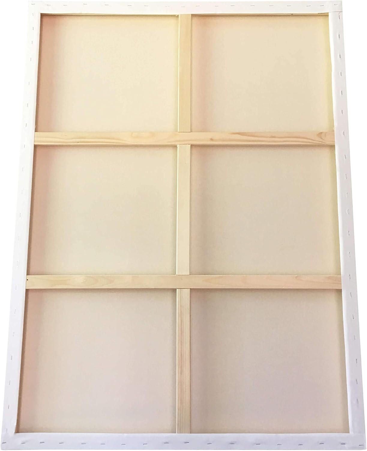 milo Stretched Artist Canvas | 48x60 inches | 2 Pack | 1.5' inch Thick Gallery Profile | 15 oz Primed Large Canvases for Painting, Ready to Paint Art Supplies for Acrylic, Oil