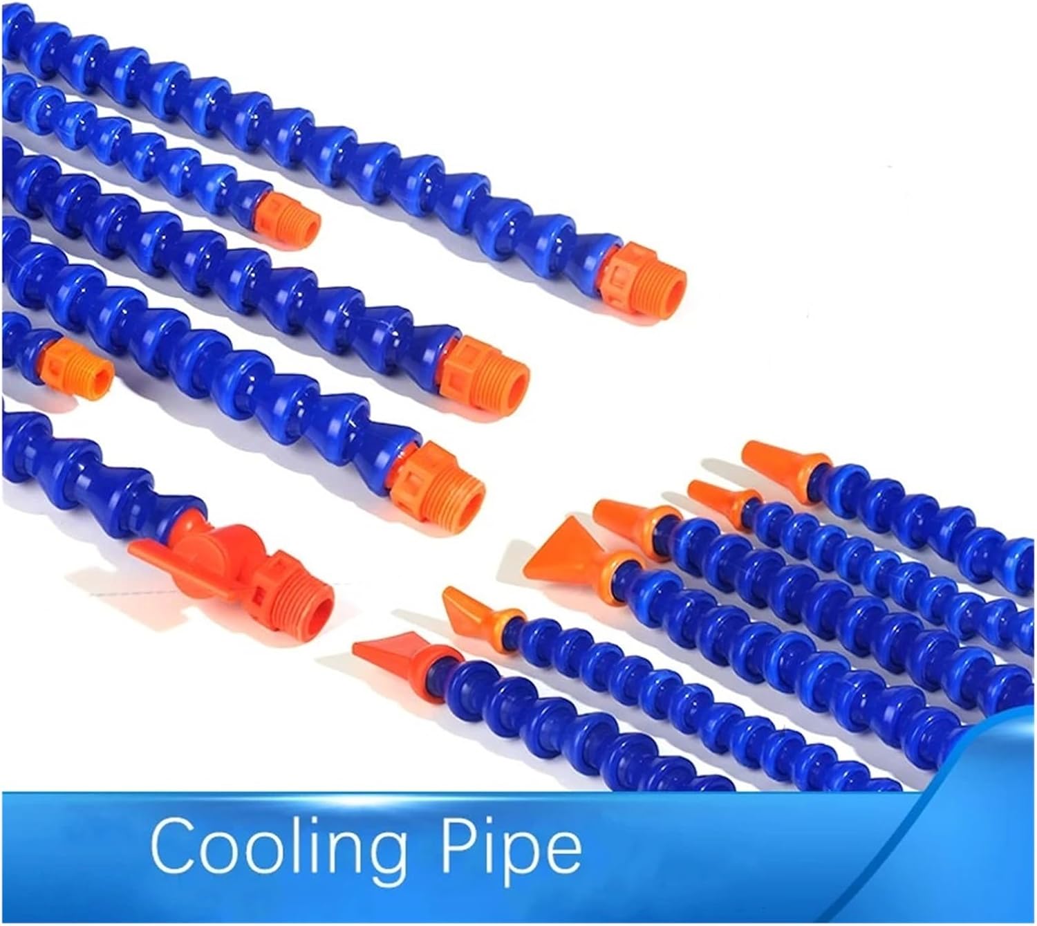 cnc milling machine mist cooling. 1/2 3/8 1/4'' Cooling Pipe Male Thread 300~700mm with Nozzle for CNC Milling Lathe(5pcs-switch g1/2 flat 500mm)