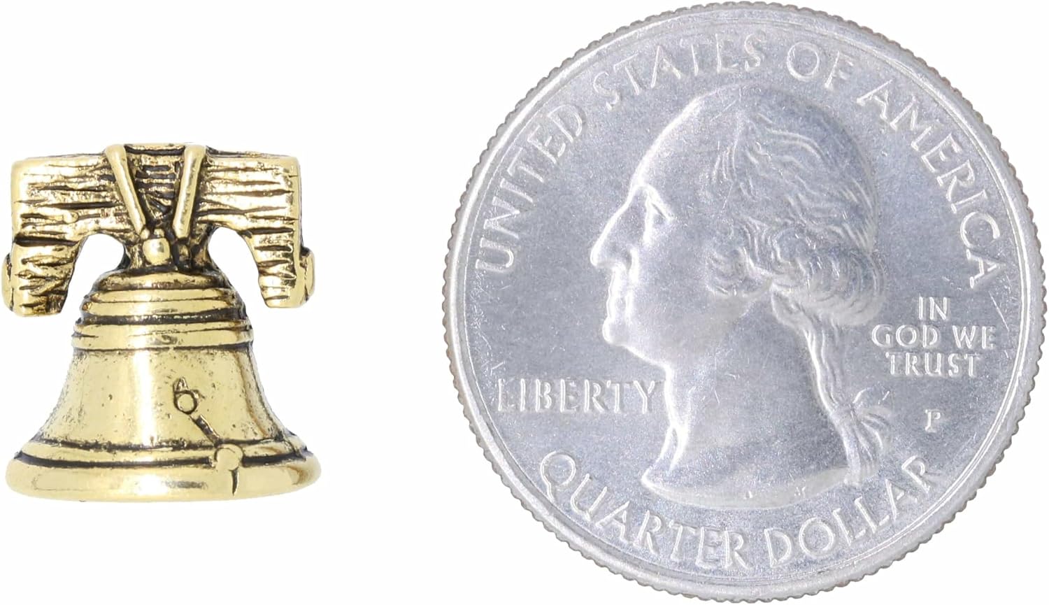 Jim Clift Design Liberty Bell Gold Lapel Pin