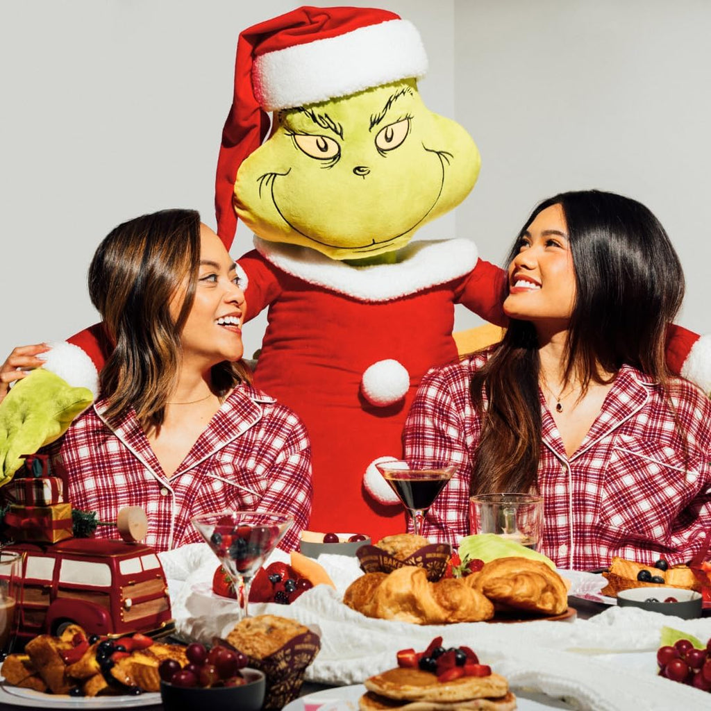 Franco Dr. Seuss The Grinch Holiday & Christmas Bedding Super Soft Life Size Plush 60 Inch Large Oversized Cuddle Pillow Buddy,(Officially Licensed Product) Collectibles