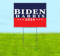 Biden Harris 2024 (18' x 24') Yard Sign, Quantity Discounts, Multi-Packs, Includes Metal Step Stake, Bandit, New, Advertising, USA | Election, Political, Democrat, Vote