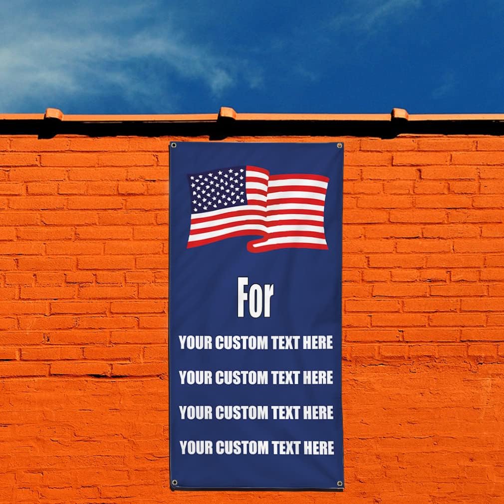 Custom Vertical Vinyl Banner Multiple Sizes For Student Council Elect Vote Election Political Outdoor Weatherproof Industrial Yard Signs 10 Grommets 144x60Inches