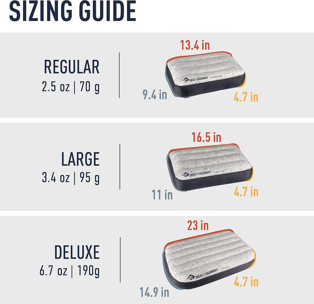 Sea to Summit Aeros Down Inflatable Pillow