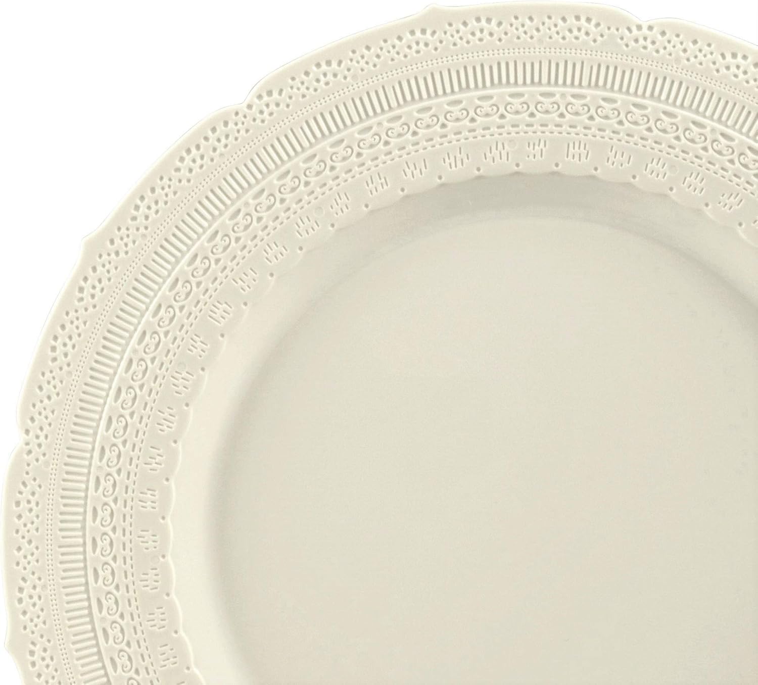 OCCASIONS 240 Piece Disposable Soup Bowls 14oz – Heavy Duty Plastic Bowls for Hot Soup, Party, Wedding, Catering, BPA-Free, Premium Reusable Tableware – Chateau Ivory Collection