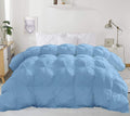 Super Soft 1000-TC All Season Down Alternative Comforter & 2pc Pillow Shams Super King (98' x 108') Inches Decorative Pintuck Comforter 100% Egyptian Cotton 600-GSM Fill & 8-Corner Tabs