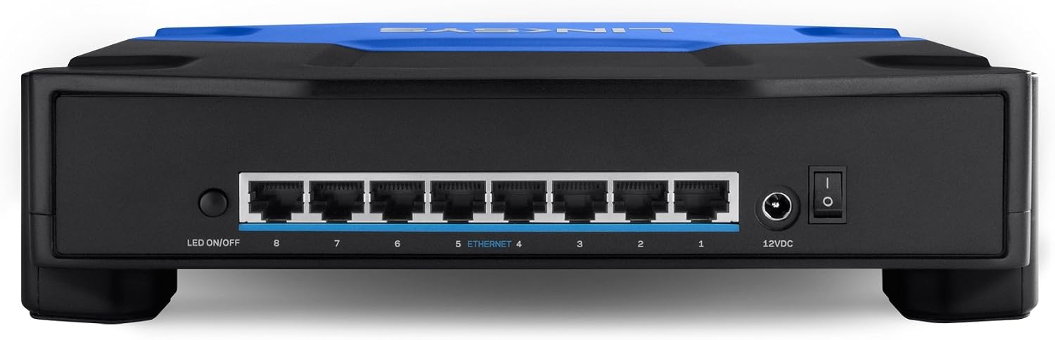 Linksys WRT 8-Port Gigabit Switch, Works with Linksys WRT1900AC Wi-Fi Router (SE4008)