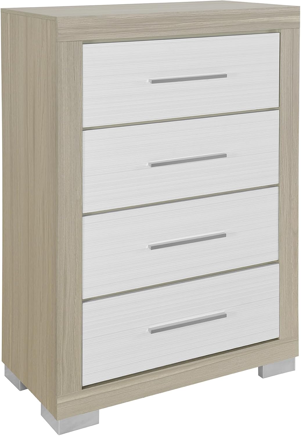 5PC Natural White Full Bedroom Set HA215