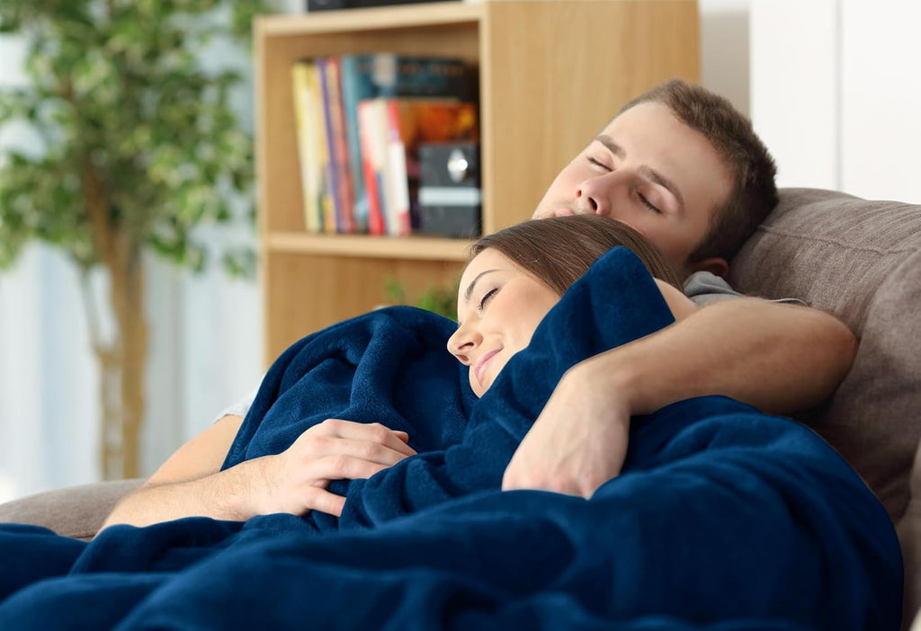 Utopia Bedding Navy 300GSM Fleece Blanket (Twin Size - 60x80 Inch) Luxury Soft Bed Blanket (Bulk Pack of 12)