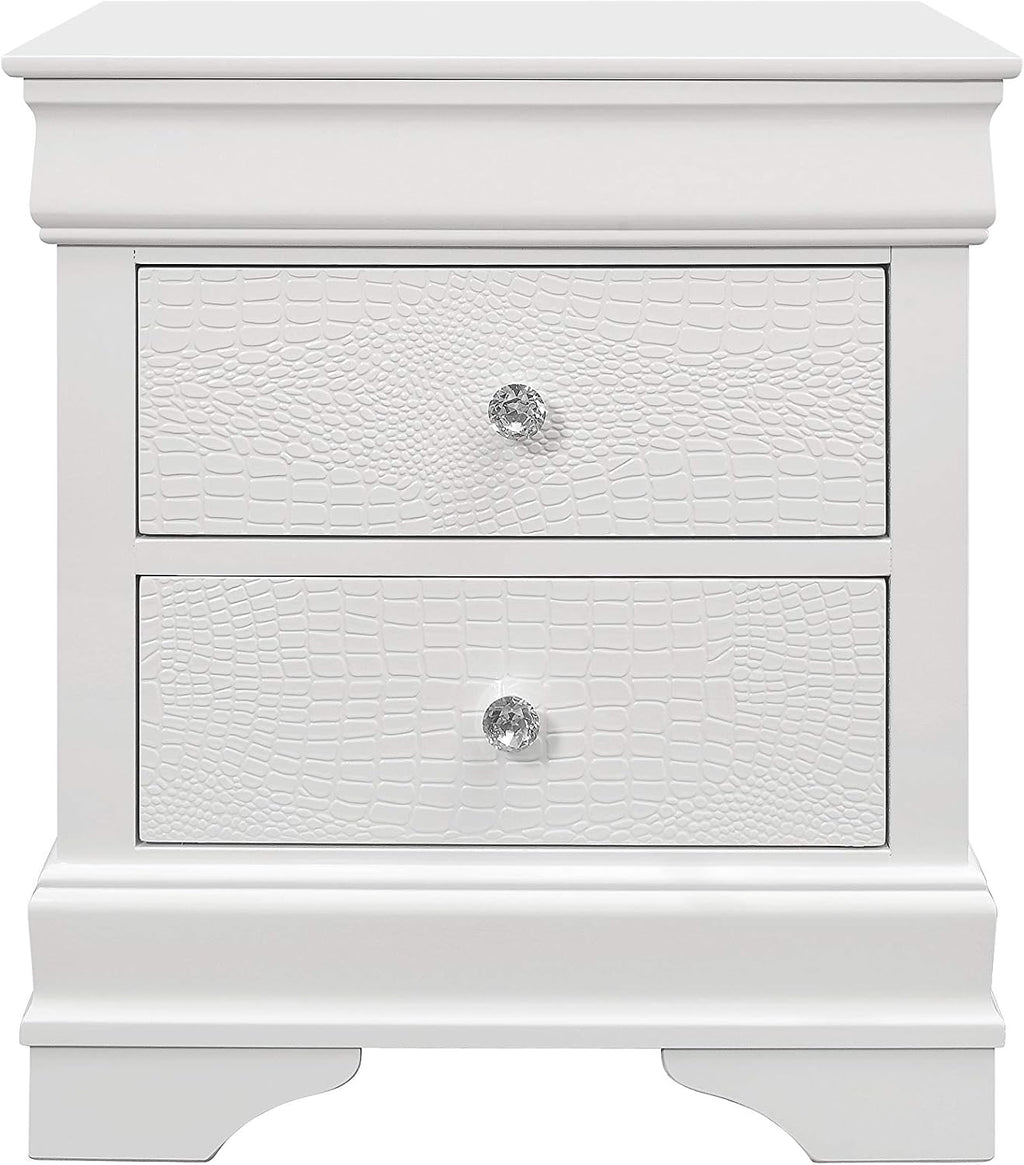 White Full 5PC Bedroom Set