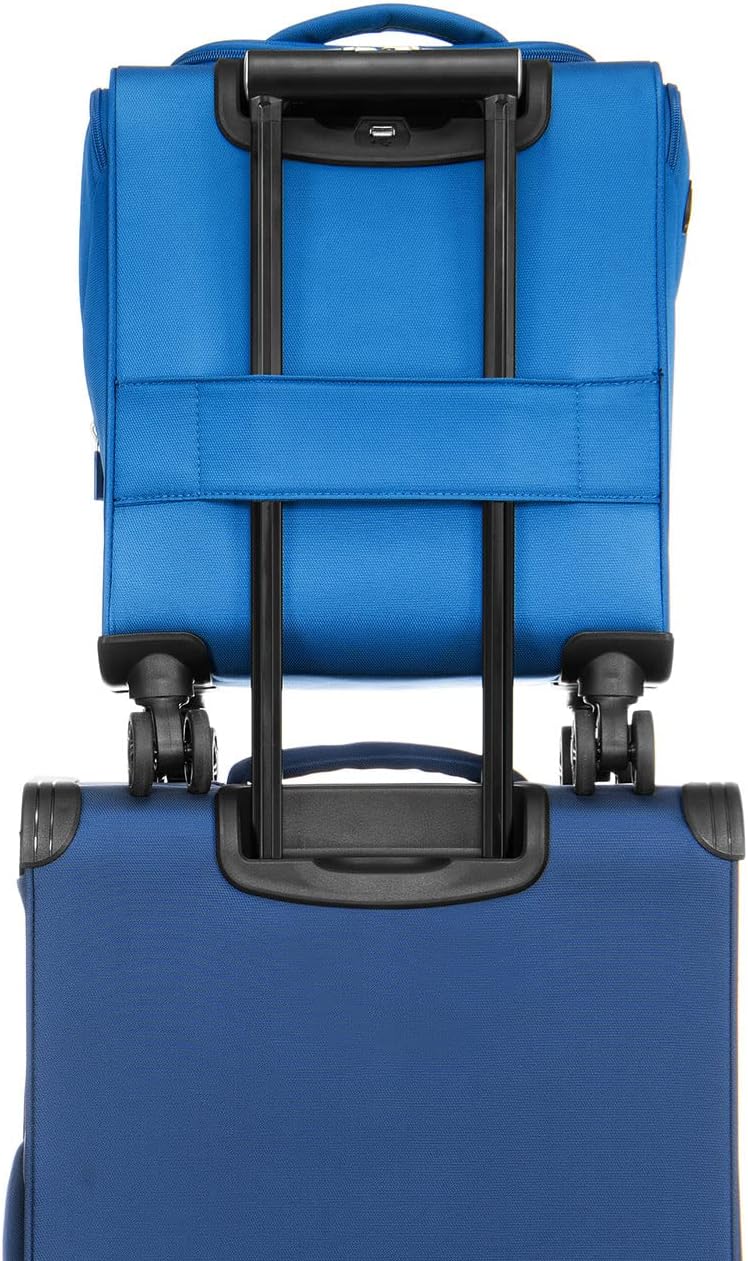 Verage Carry On Underseat Luggage with Wheels & USB Port, 14 Inch Wheeled Spinner Bag Carry-on Luggages for Airlines, Lightweight Suitcase Men Women, Pilots and Crew (14-Inch Compact Underseat)
