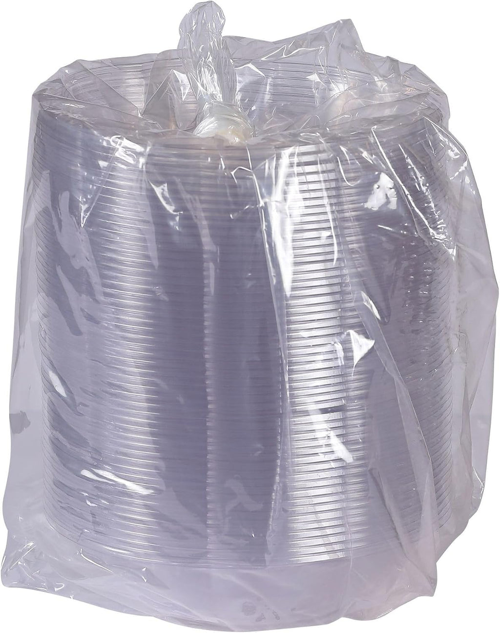 ECO PRODUCTS Compostable Clear PLA Plastic 48oz Squat Salad Bowl No Lid, Case of 300, Disposable Round To Go Food Containers, Lids Sold Separately, Renewable PLA Material Made from Plants, ASTM, BPI