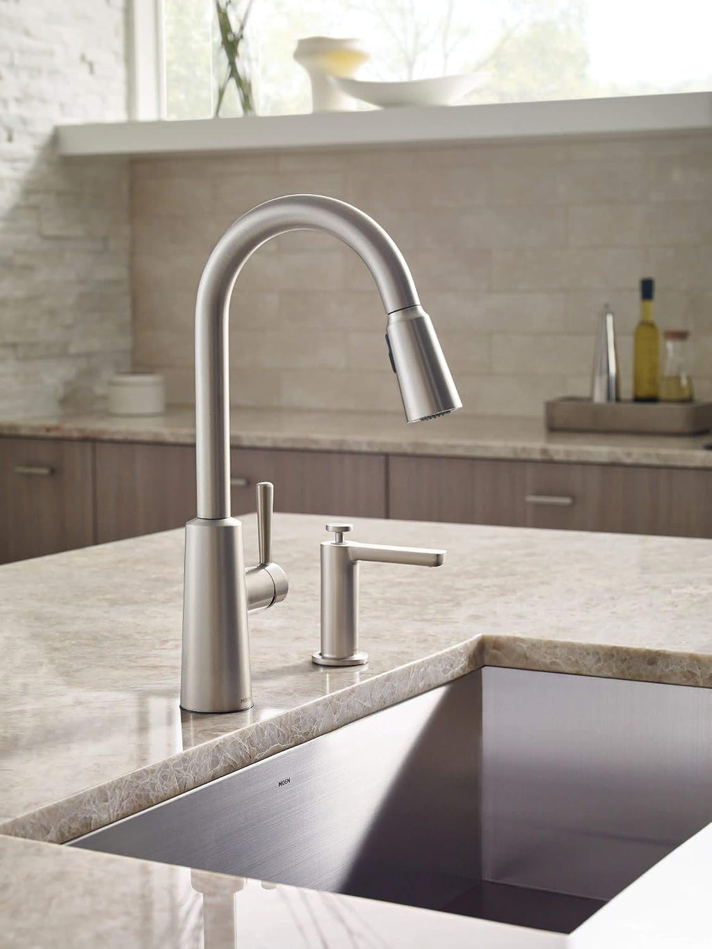 Moen G18180 Prep 18-Gauge Steel Undermount Single Bowl Kitchen Sink, 31-Inch x 18-Inch, Stainless Steel
