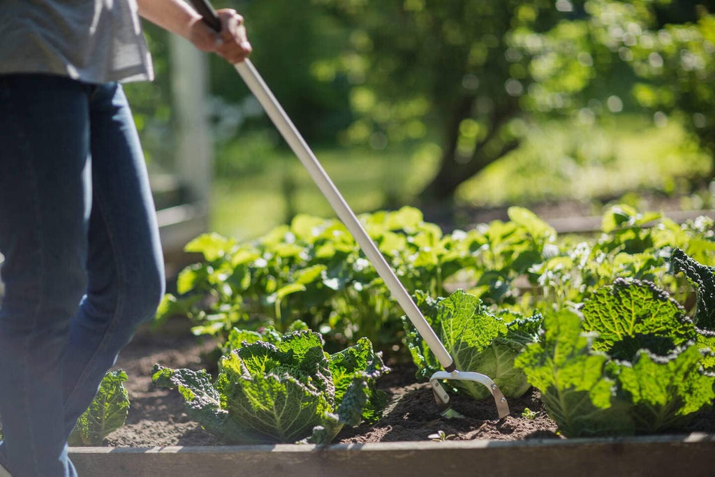 Fiskars Light Weeder, Length: 172 cm, Width: 15 cm, Steel Blade/Aluminium Handle, Black/White, 1019610