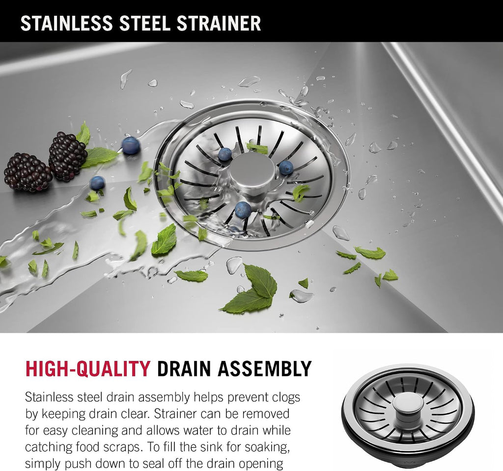 DELTA FAUCET Delta Lenta 30-inch Retrofit Farmhouse Apron Front 16 Gauge Stainless Steel Single Bowl Kitchen Sink for Undermount/Drop-In Installation with Accessories, 95J132-T30S-SS