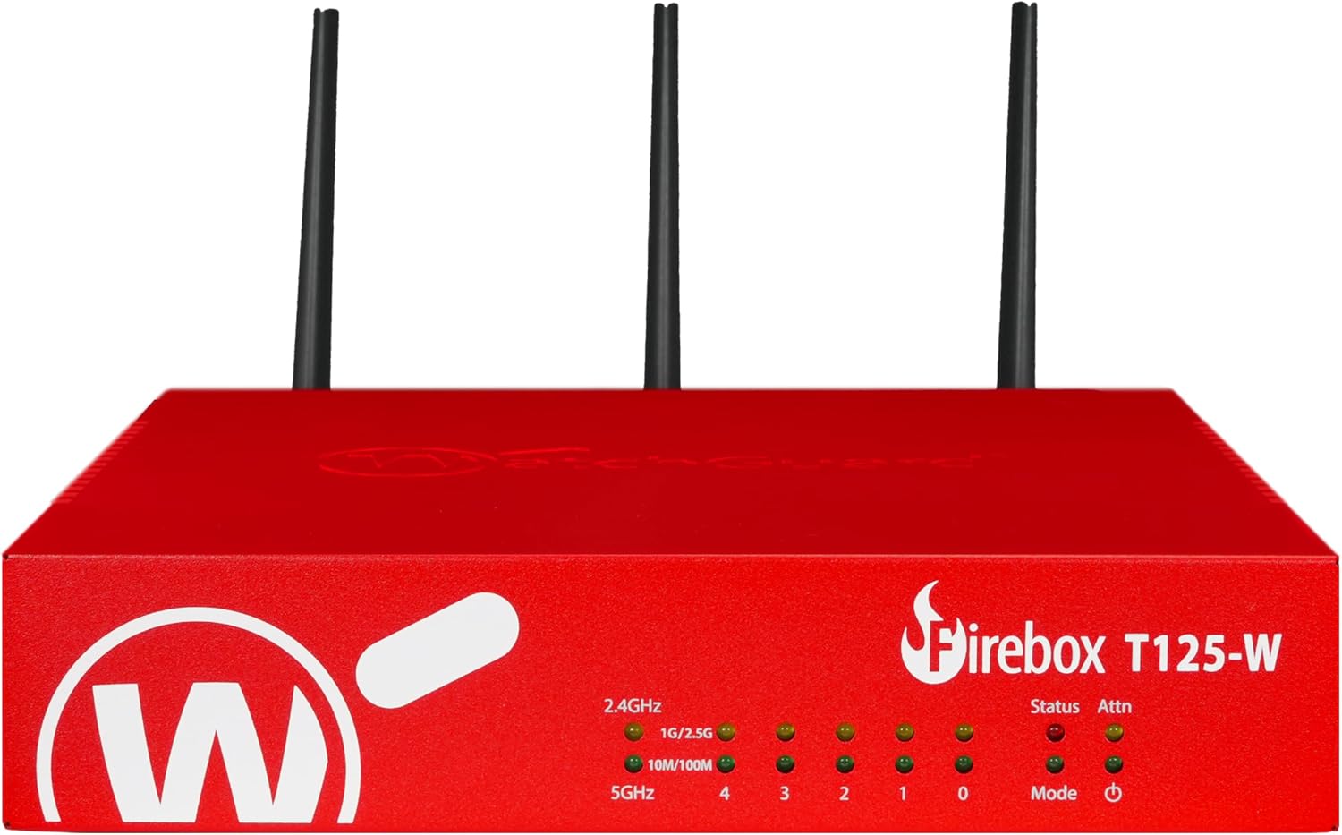 WatchGuard Firebox T125-W with 1 Year Basic Security Suite - Wi-Fi 7 Firewall, 1x 2.5Gb + 4X 1Gb Ports, High-Speed Security for Remote Offices (WGT126031)