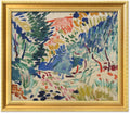 IPIC - In Landscape at Collioure by Henri Matisse, Classic Gold Framed Art, Giclee Prints on Cotton Canvas Matched with Solid Wood Frame, Image Size:24X20,Total Size: 28.8x24.8, Made In USA