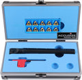 Accusize Industrial Tools 3/4'' Shank Indexable Thread Tool Set, 12Pcs Un Internal Thread Right, 0028-0284