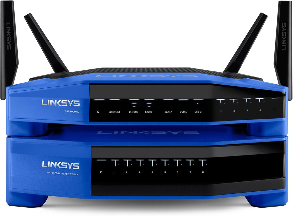 Linksys WRT 8-Port Gigabit Switch, Works with Linksys WRT1900AC Wi-Fi Router (SE4008)