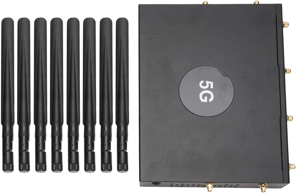 Bewinner 5G CPE Router with SIM Card Slot, WAN LAN Port, 4.67Gbps NR NSA SA WiFi 6 Router Dual Band Cellular Modem for Home Office Indoor Wireless Internet (US Plug)