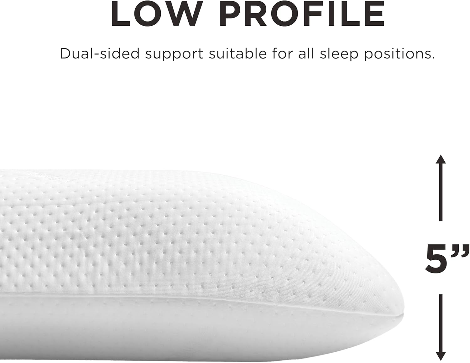 TEMPUR-Pedic TEMPUR-Symphony Pillow, Standard-2-Pack, Standard, White 2 Count