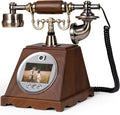 RetroVox Video & Audio Guest Book Wedding Phone Guestbook Creative Easy to Use & Fun Engagements Anniversaries Baby Showers Graduation (A Wood Grain Brown)