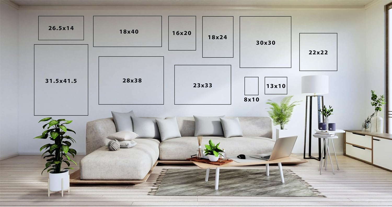 Kate and Laurel Sylvie Blank Framed Canvas Wall Art; 31.5x41.5 Natural; Modern Empty Canvas for Paint-Your-Own Art; Ready to Paint Premium Canvas Already Framed