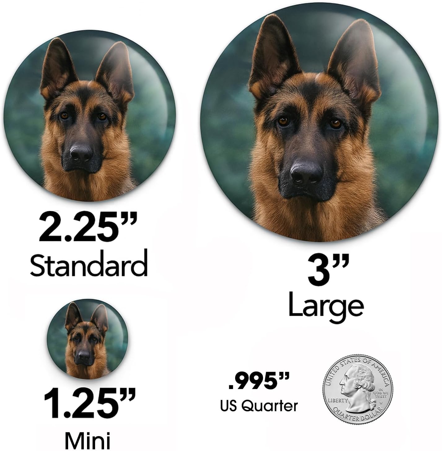Custom Pins, Personalized Button Pins with Photo, Logo or Text | Custom Pins for Events, Campaigns, Memorials & Gifts | Glossy, Scratch-Resistant