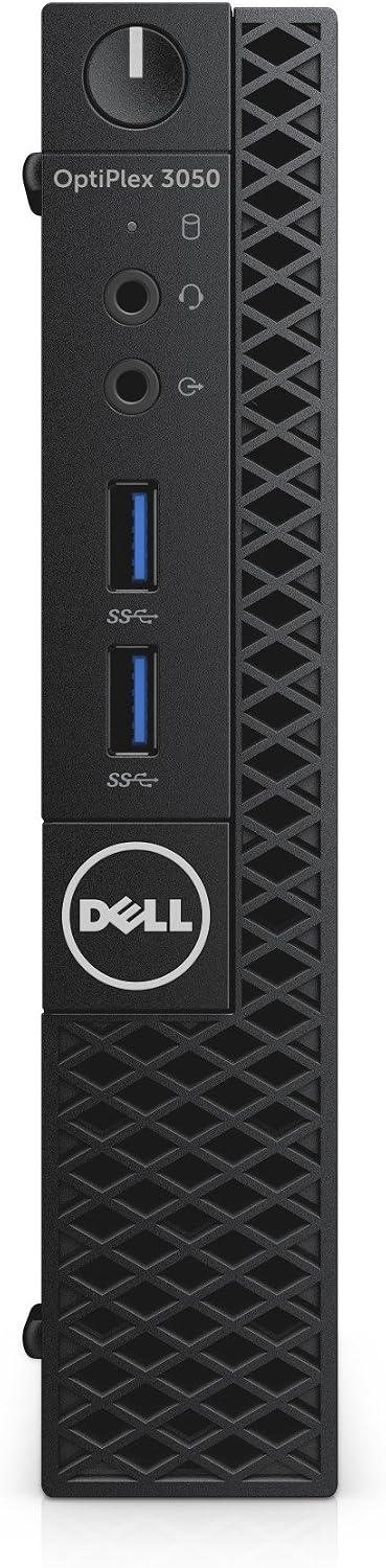 Dell P24VV OptiPlex 3050 Micro Form Factor Desktop Computer, Intel Core i5-7500T, 8GB DDR4, 500GB Hard Drive, Windows 10 Pro,Black