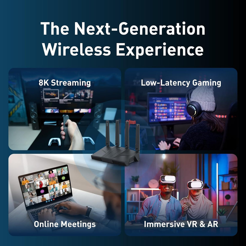 GL.iNet GL-BE6500 (Flint 3e) WiFi 7 Router & GL.iNet GL-BE3600 (Slate 7) Portable Travel Router