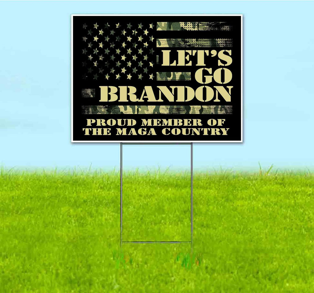 LGB Proud Member (18' x 24') Yard Sign, Quantity Discounts, Multi-Packs, Includes Metal Step Stake, Bandit, Lawn Sign, Advertising, USA | Trump, Political, Politics, President, Humor